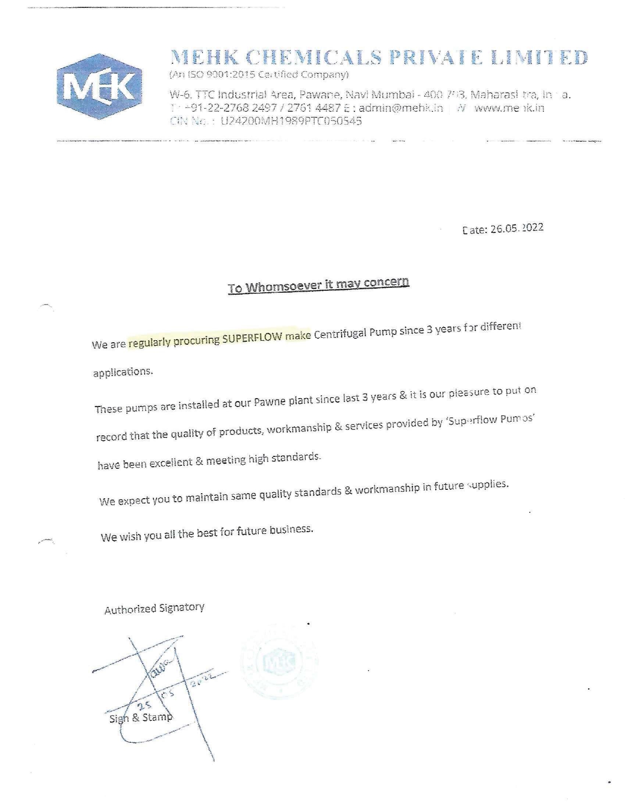 Certificate 8